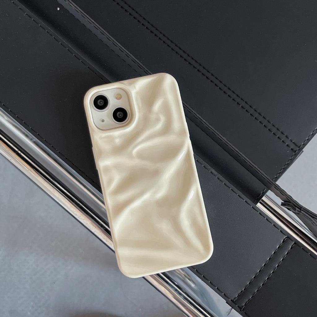 Electroplating Trois dimensions Pléate Pattern Shell Sens avancé