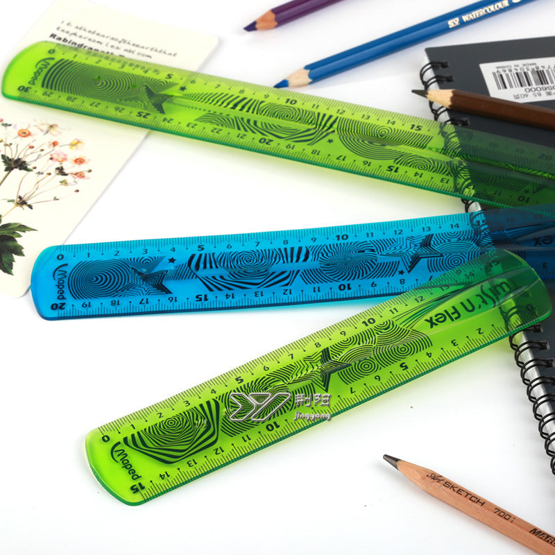 Règle en plastique 30cm règle souple