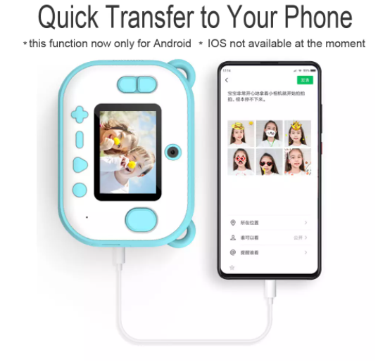 Caméra imprimable petit appareil photo numérique pour enfants