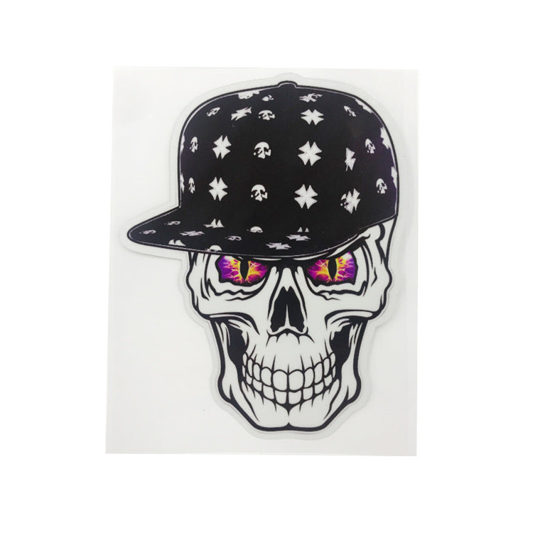 Mode Personnalité Tide Sticker Crâne réfléchissant