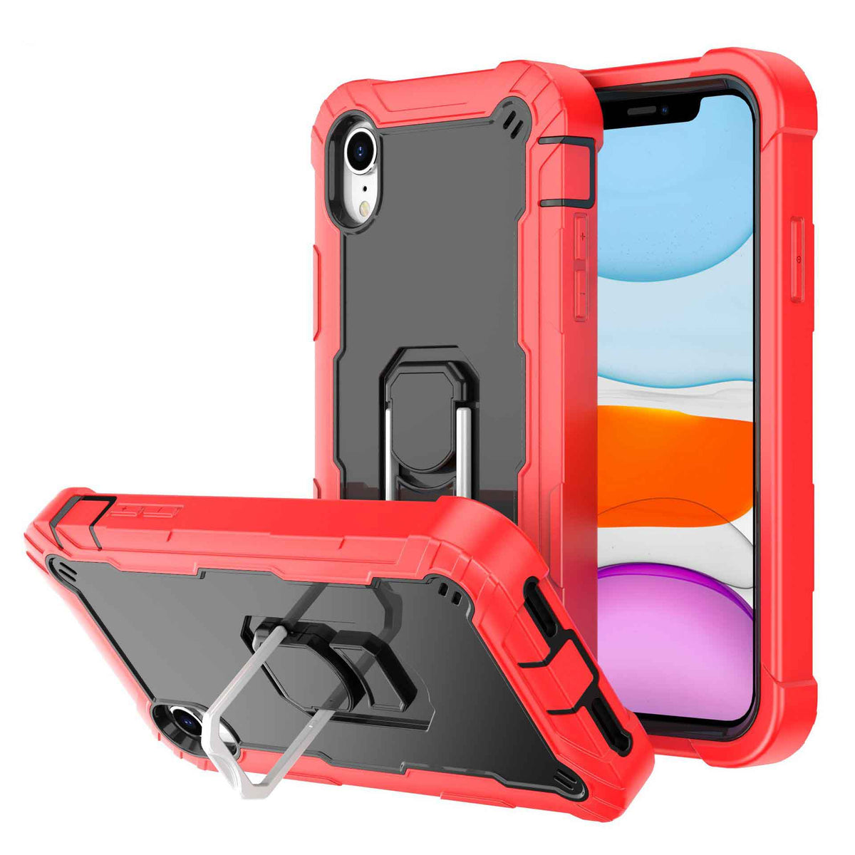 Mode simple couleur pure boîtier de téléphone en silicone