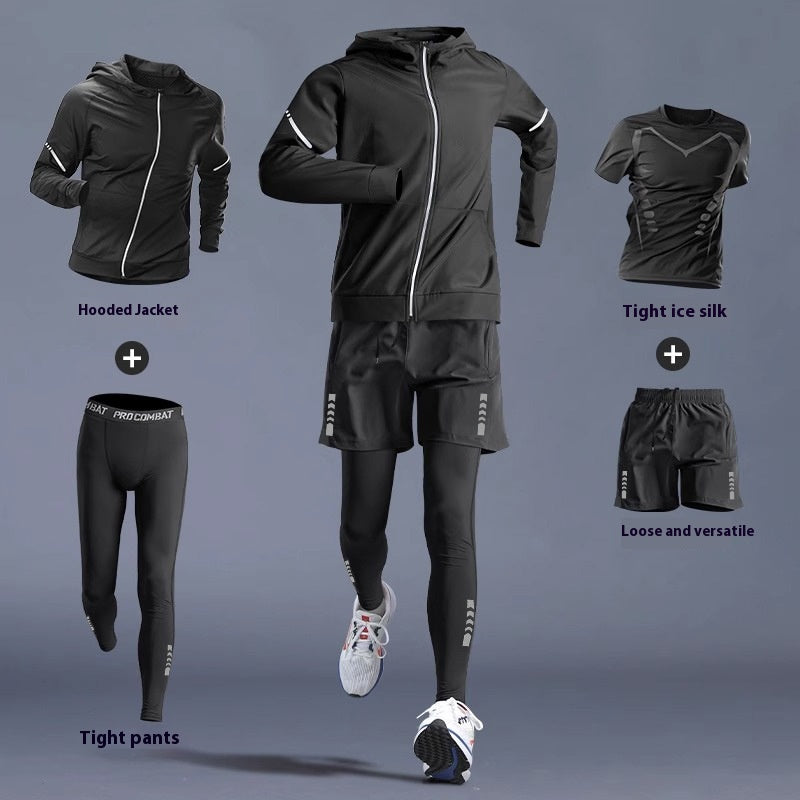 Vêtements de gymnastique en plein air T-shirt d'entraînement T-shirt Tight Long Sleeve