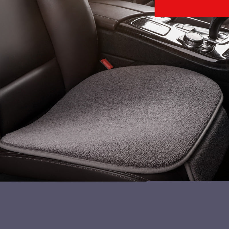 Siège de voiture Coussin en peluche en peluche Coussin de siège d'hiver sans dossier