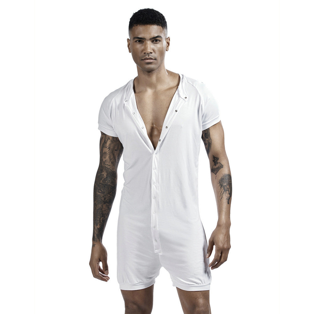 Pyjama de loisirs Veste de mode pour hommes Une pièce