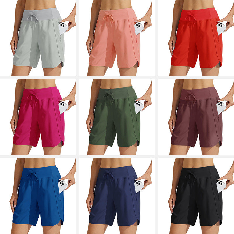 Sports pour femmes Courir Shorts occasionnels Exercice Randonnée Shorts de sport à haute portée