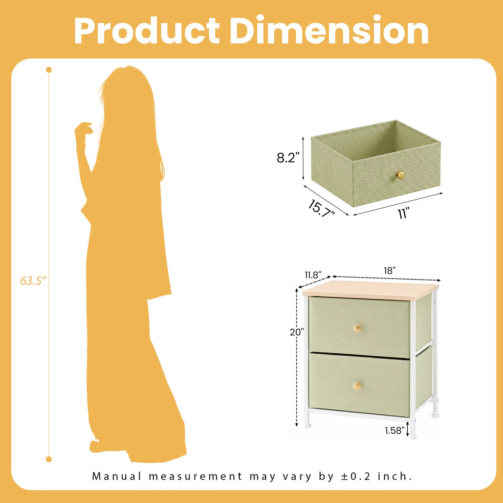 Table de chevet double tiroir - adapté pour chambres et salons