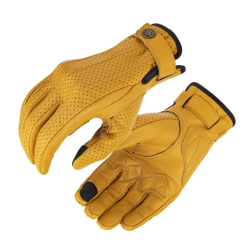 Gants de moto Cuir Chamois pour hommes et femmes