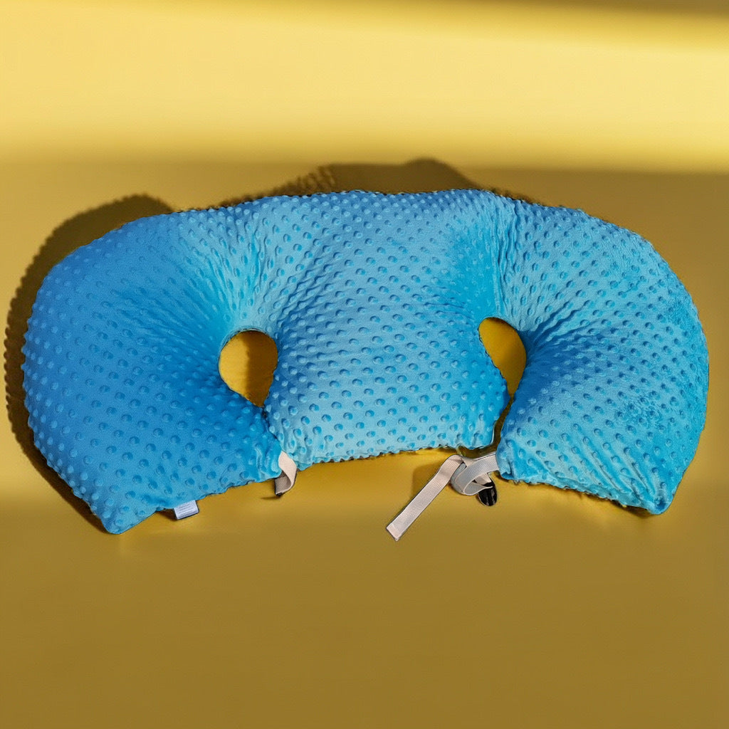 Oreiller de soins infirmiers multifonctionnel avec double couche conception Oreiller d'alimentation bébé pour prévenir Mi
