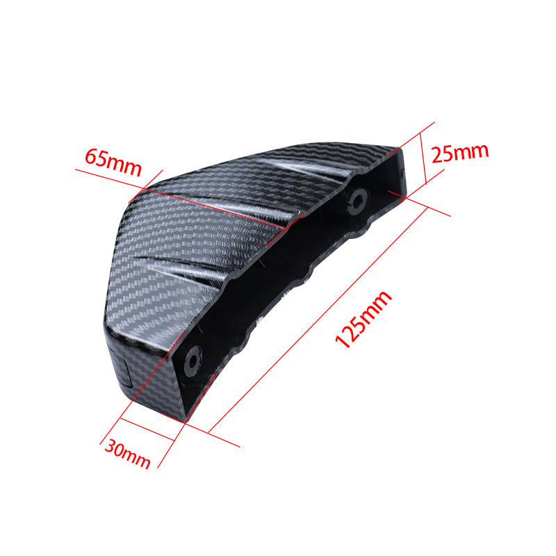 Châssis de fibre de carbone de la porte arrière triangle universelle automobile