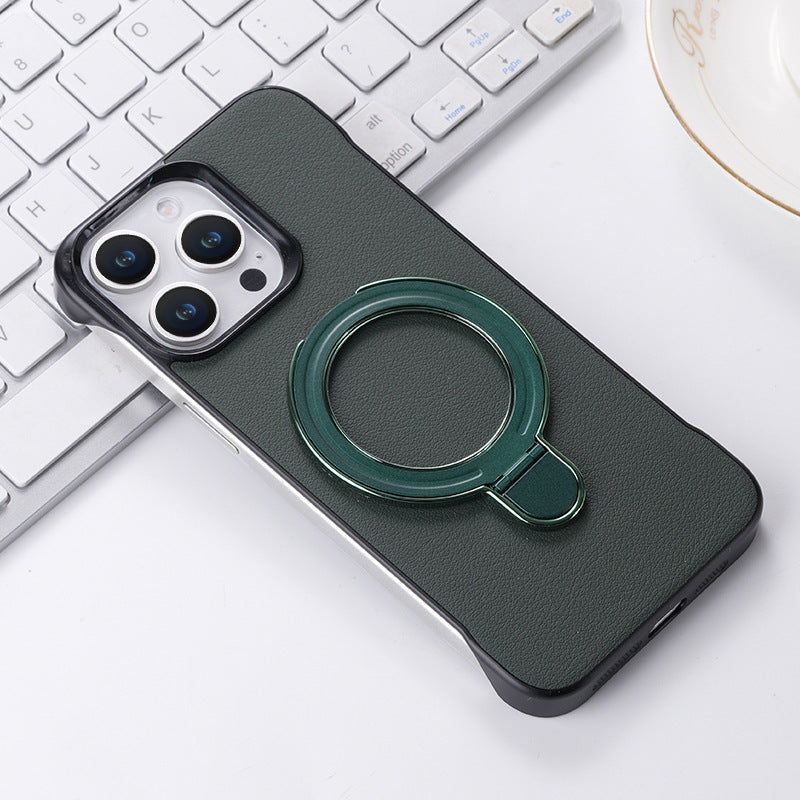 Couverture de protection sans cadre de boîtier de téléphone magnétique