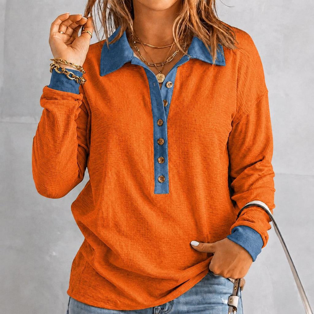 Chemise de travail à manches longues pour femmes