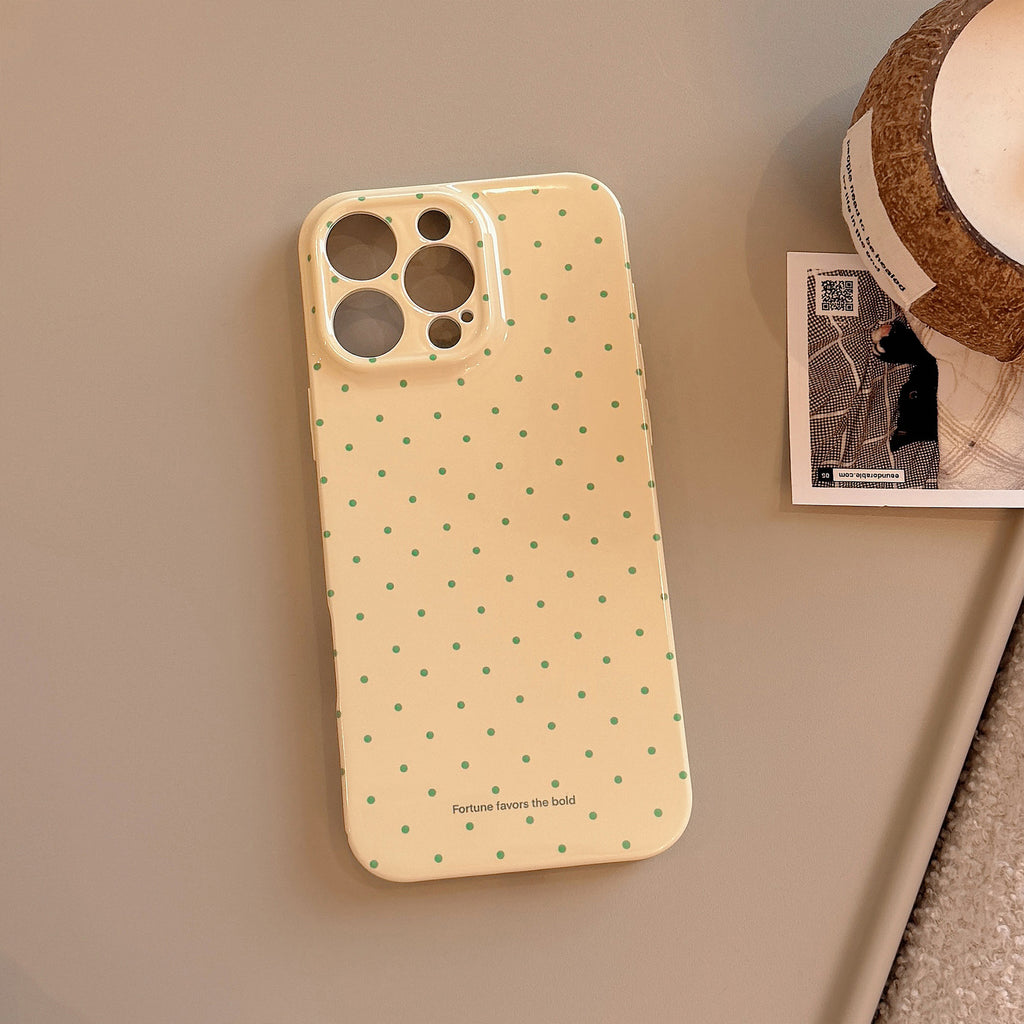 Étui de téléphone en silicone souple et souple avec points d'onde