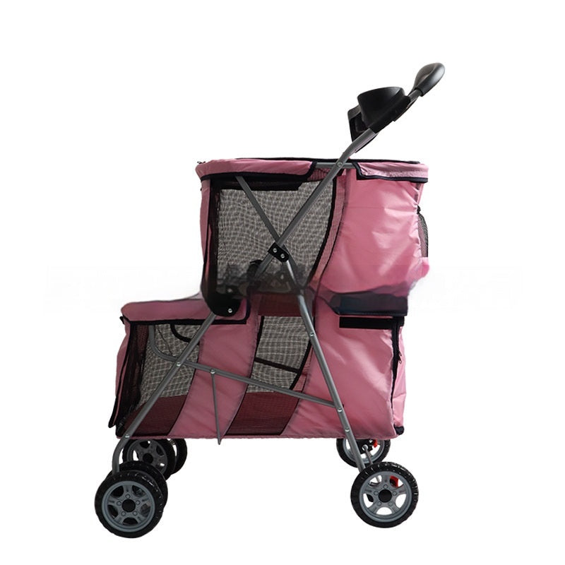 Petit poussette pliante légère