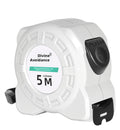 Ruban en acier auto-verrouillé mesure bleu fluorescent 5m modèle blanc-1 pièce