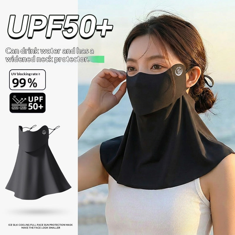 Masque solaire respirant à demi-face pour femmes