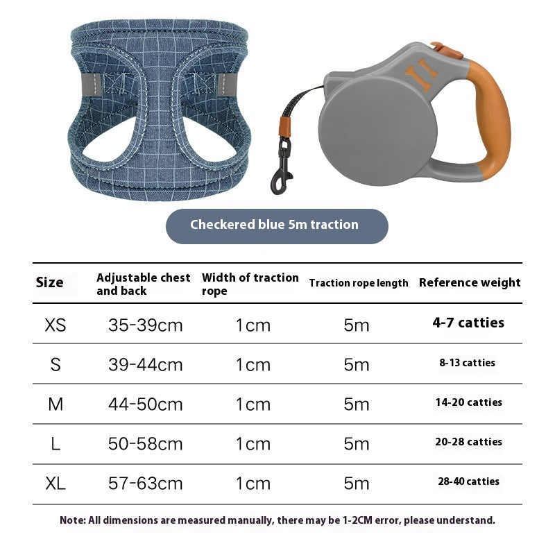 Chien Walking Rope Chien Leash Vest Style