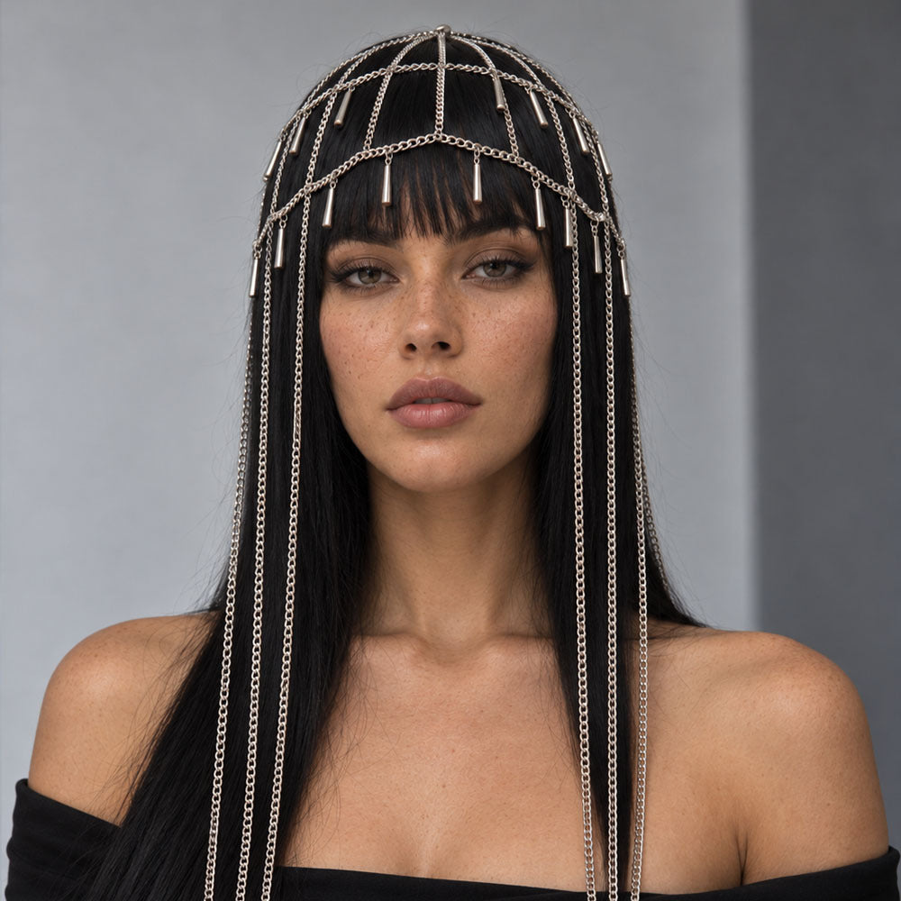 Chaîne Européenne et américaine Retro Mesh Tassel
