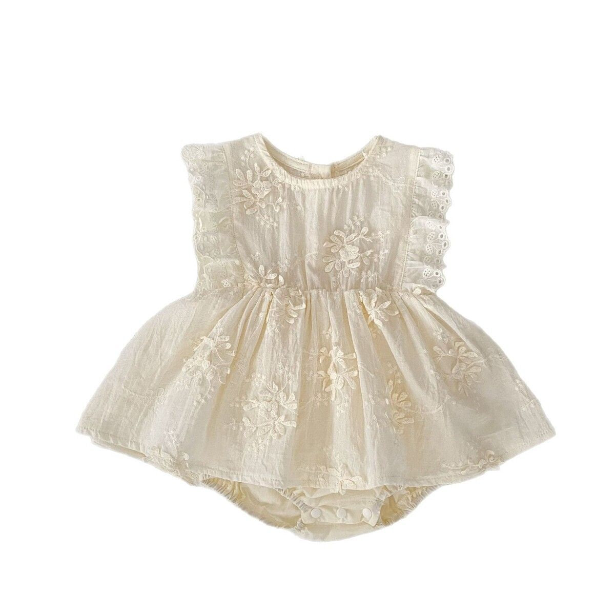 Robe sans manches Princesse Floral Romper