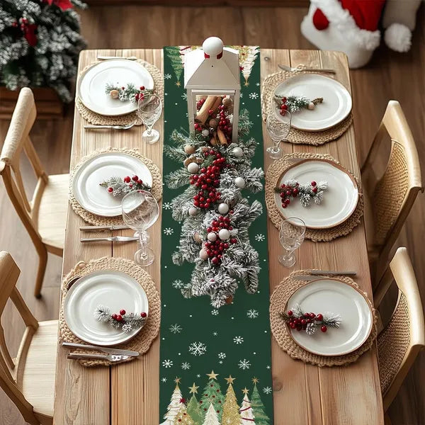 Runner de table de Noël 13x72 pouce