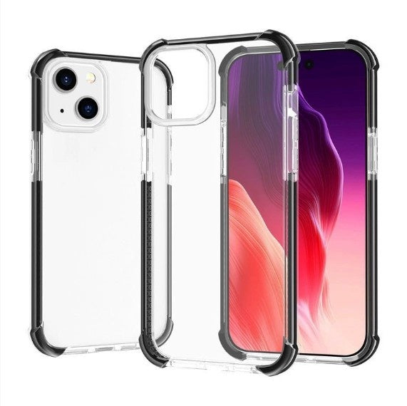 Étui de téléphone à quatre corners acrylique résistant à la goutte