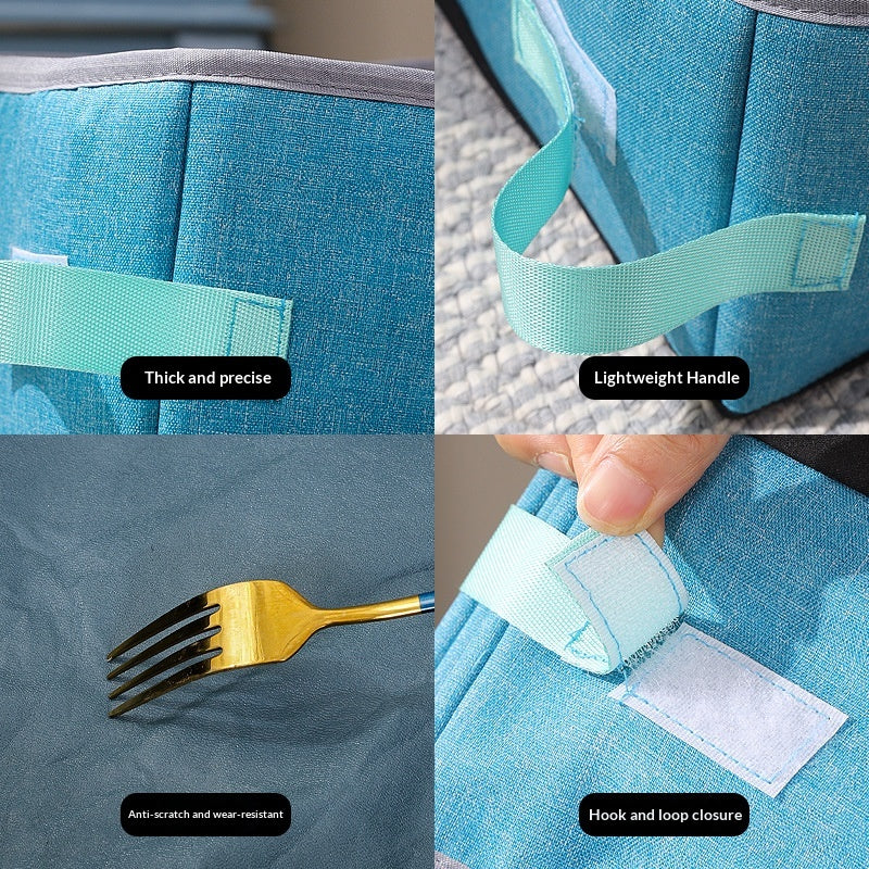 Boîte à litière pliable pour chat Oxford