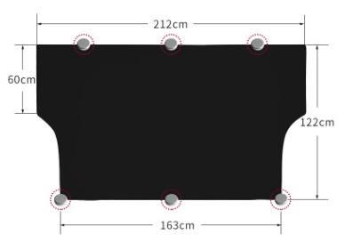 Voiture Magnétique Neige Gear 5 magnétique Aimant de voiture Sunshade Neige Gear Bloc de neige multifonction