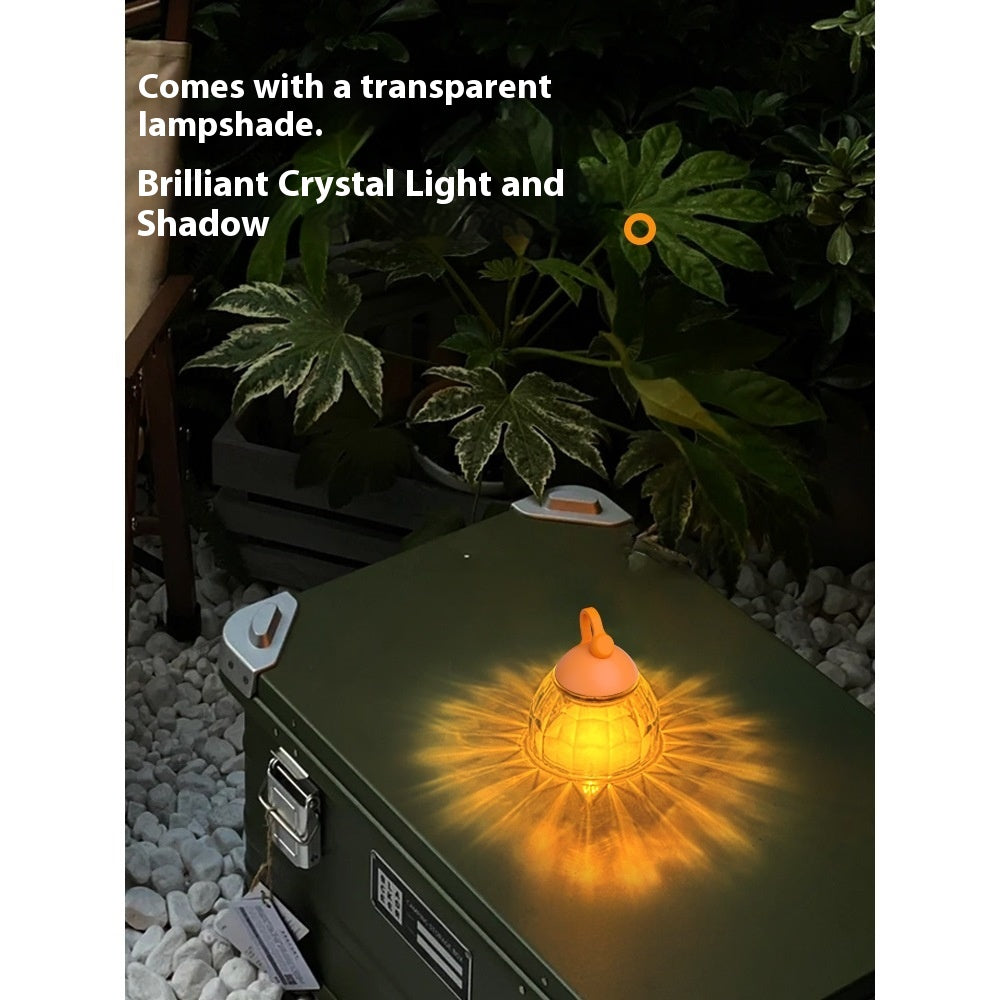 Lightweight ultra-long-life rechargeable orange lantern