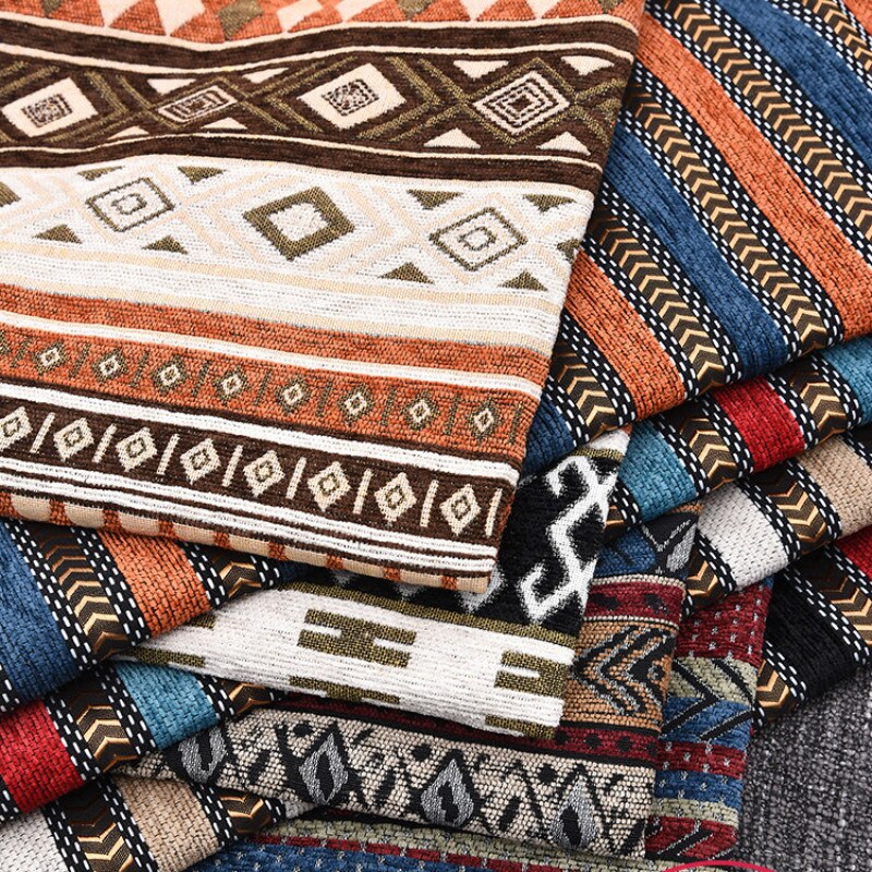 Tissu de couverture de canapé bohème