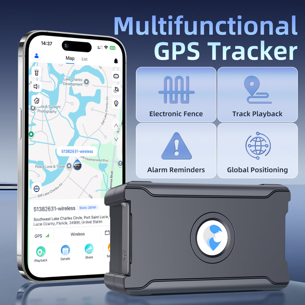 Tracker GPS caché antivol avec télécommande Tracker véhicule en temps réel pour voiture