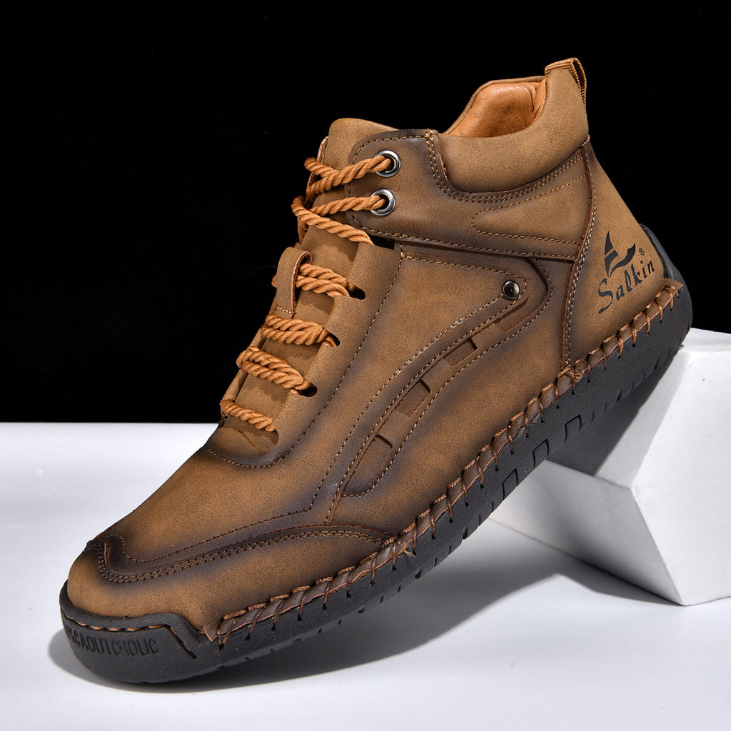 Chaussures décontractées pour hommes cousues à la main