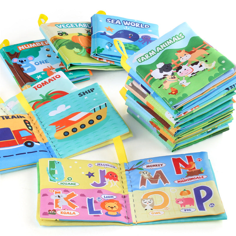 4 Pages 8 Côtés Livre de vêtements pour bébés Jouets éducatifs à l'épreuve des déchirures
