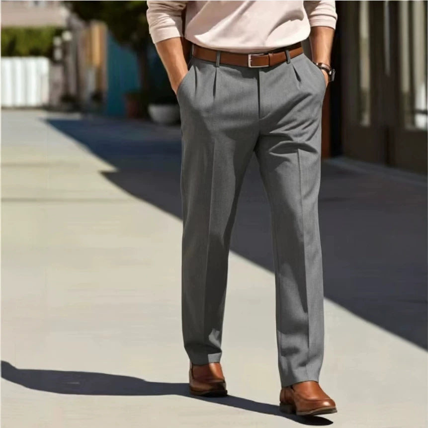 Pantalons sur mesure pour hommes à coupe molle
