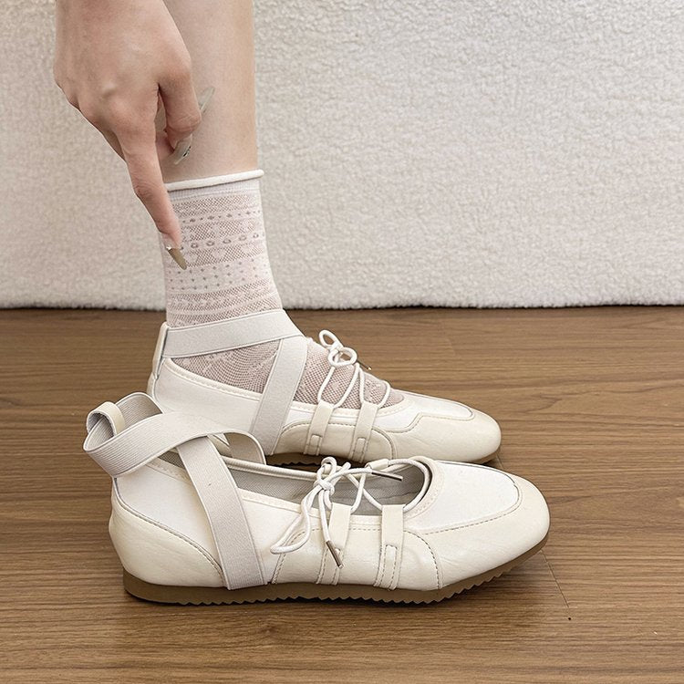 Hidden Wedge Ballet Mary Janes