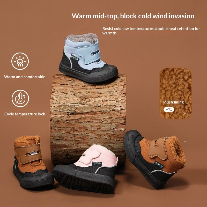 Bottes de neige pour enfants à sol doux