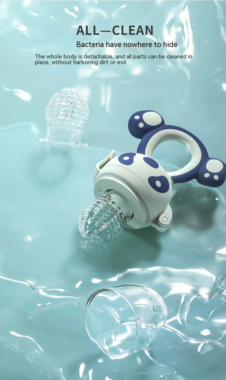 Happy Bite Baby Teether Non-staple Food Fruit Fooding Artifact Baby Pacifier Main Silicone
