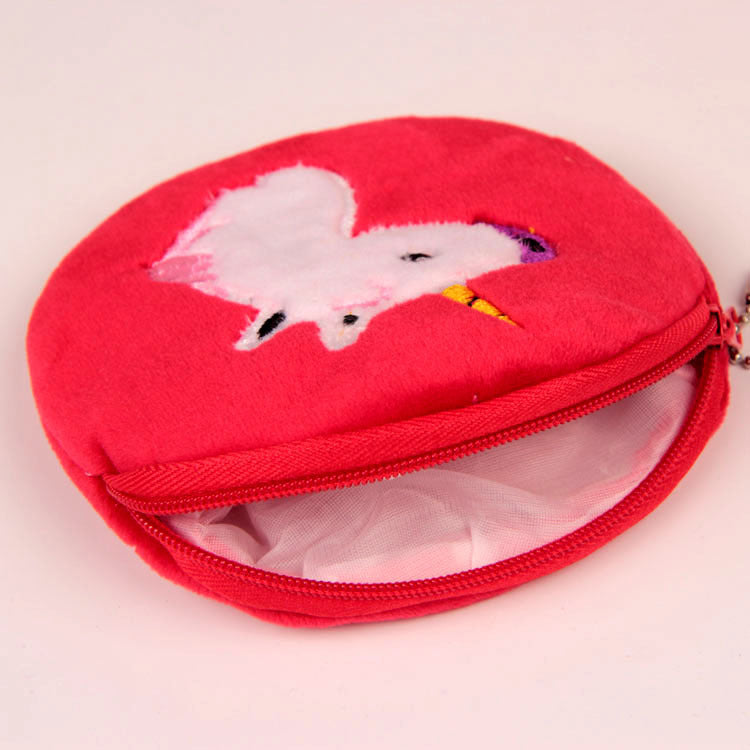 Super Soft peluche dames et enfants pièce de monnaie