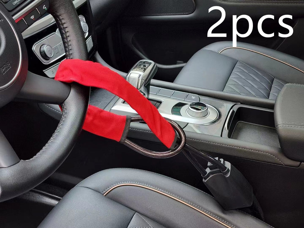 Volant de voiture Rope de roue de câble serrure de sécurité antivol