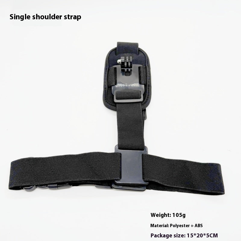 Bracelet de support de caméra fixe ceinture d'épaule de caméra de sport