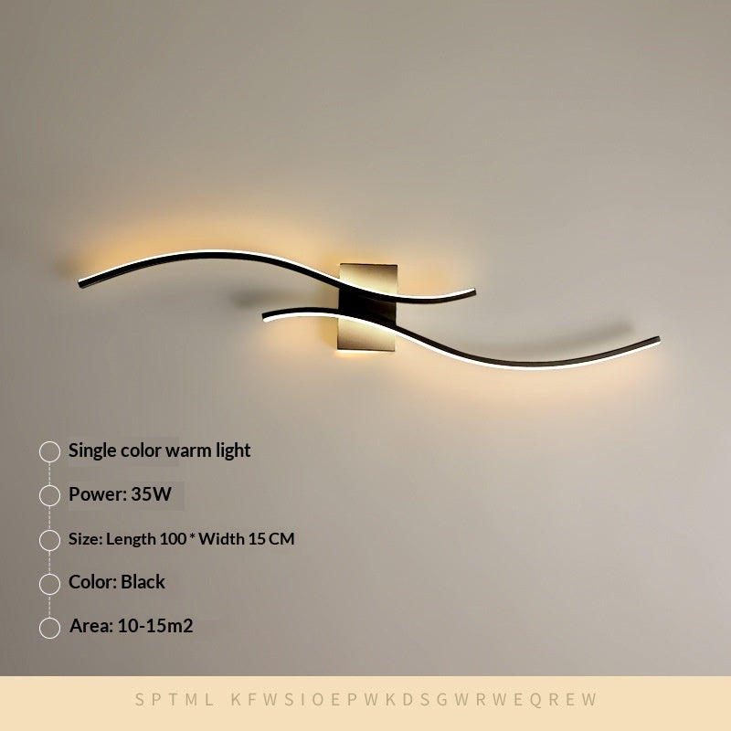 Long Minimalist Wall Sconce Chambre ou Hallway