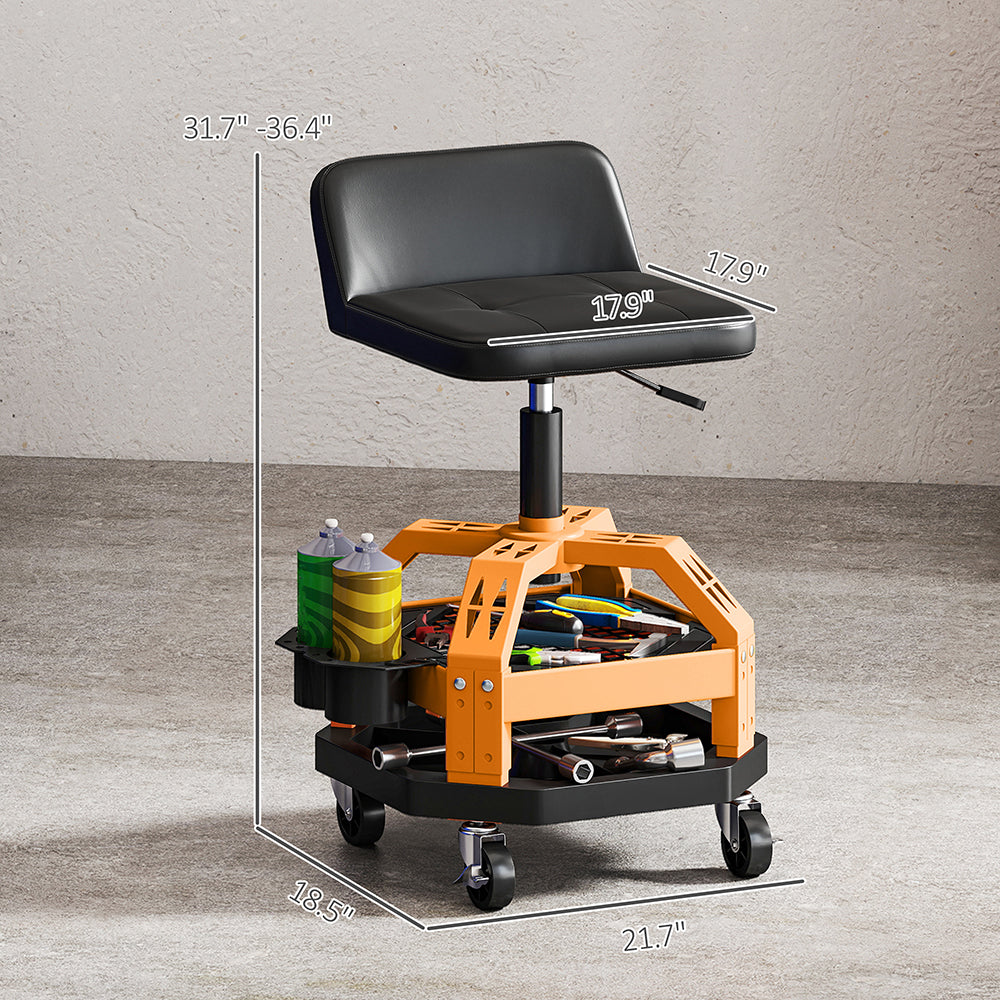 Tabouret de garage Rolling Creeper