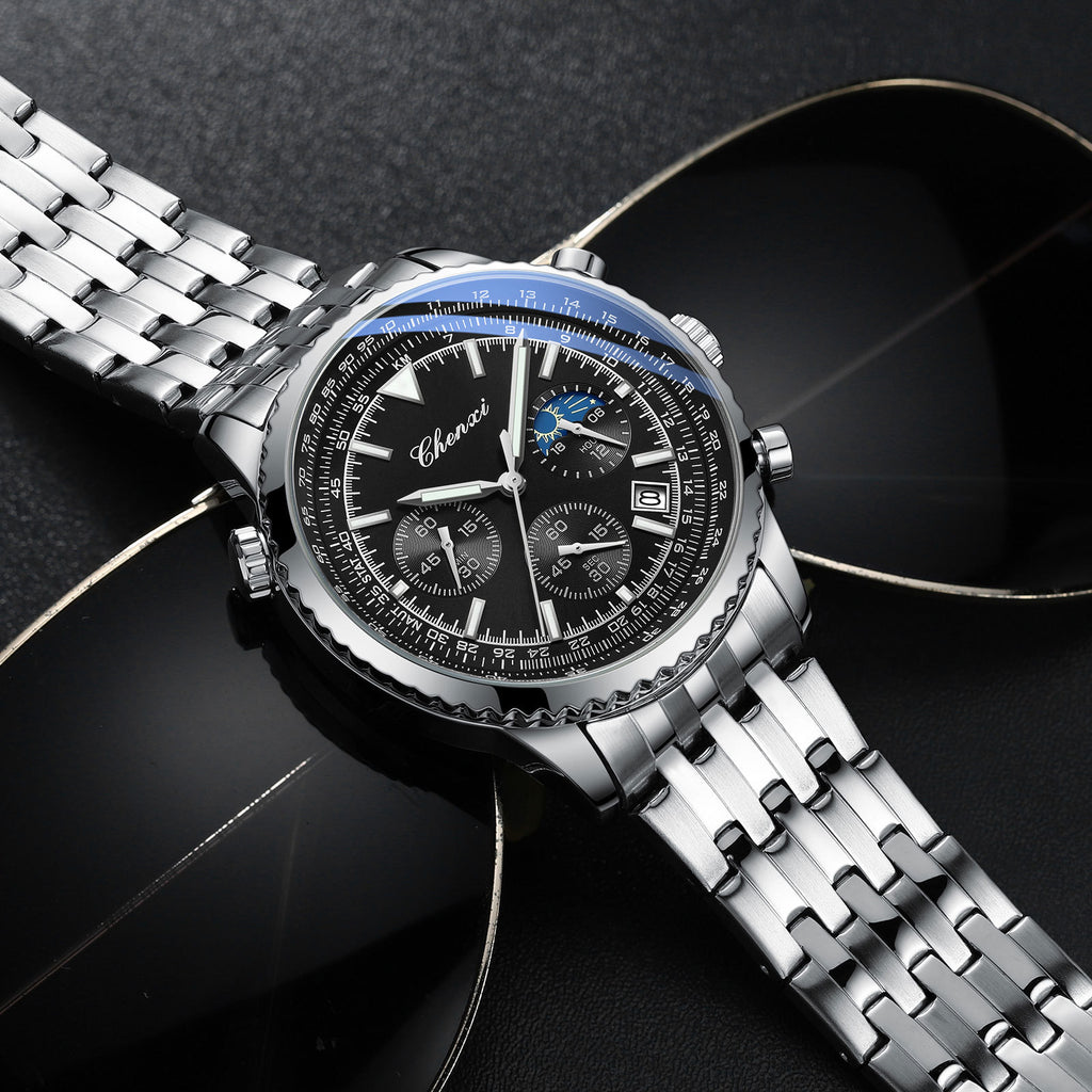 Montre Quartz de table pour hommes Source lumineuse étanche en gros