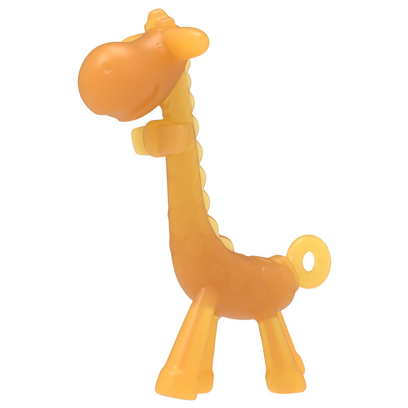 Bébé liquide Giraffe Teether Safe Silicone Nano Molar Rod