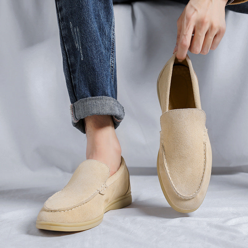 Chaussures vintage Suede style français Bottes de travail en plein air tendance