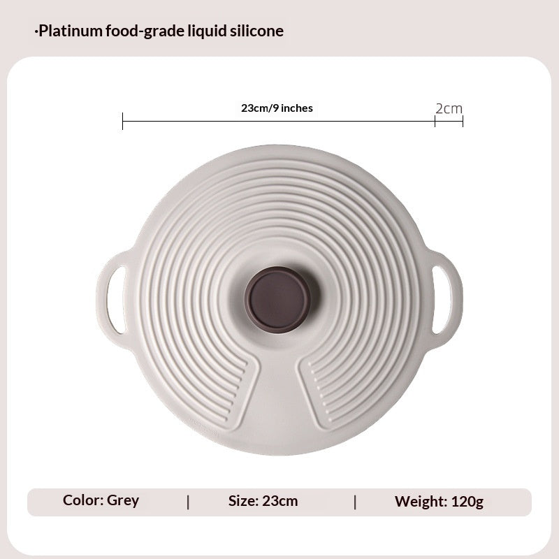 Couvercle de silicone de qualité alimentaire