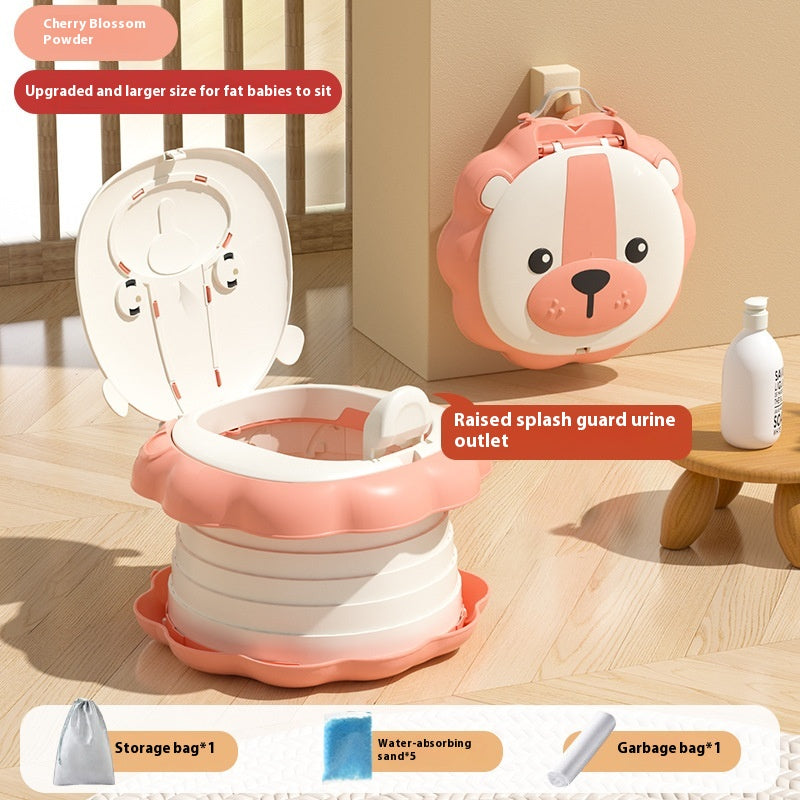 Toilettes pliantes pour enfants Portable Urinal Urinal Petit Garçon Bébé fille Voiture Voyage Toilette