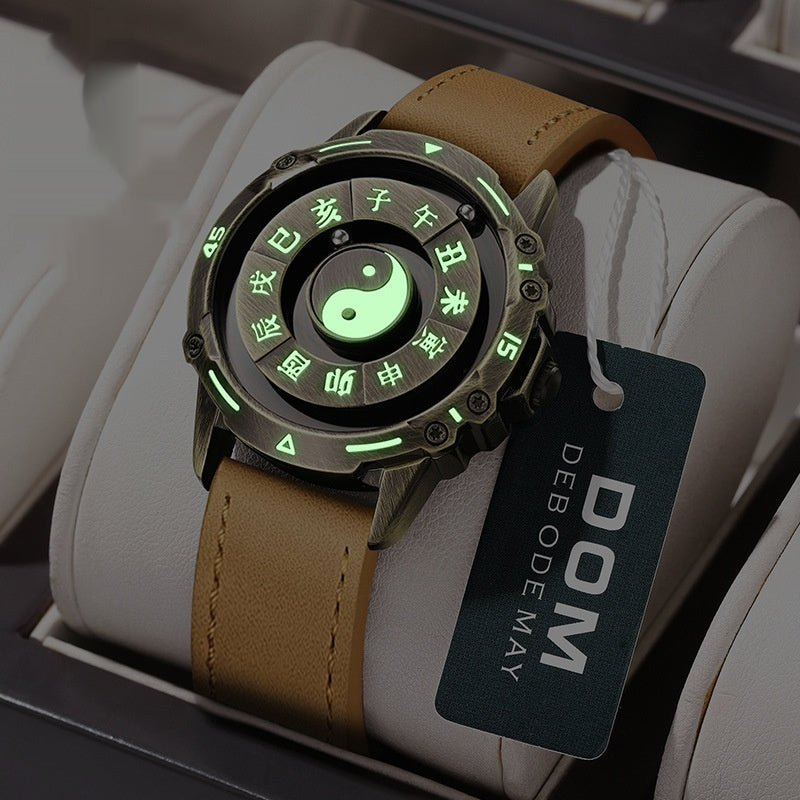 Bagua Maglev boule magnétique montre 12 heures
