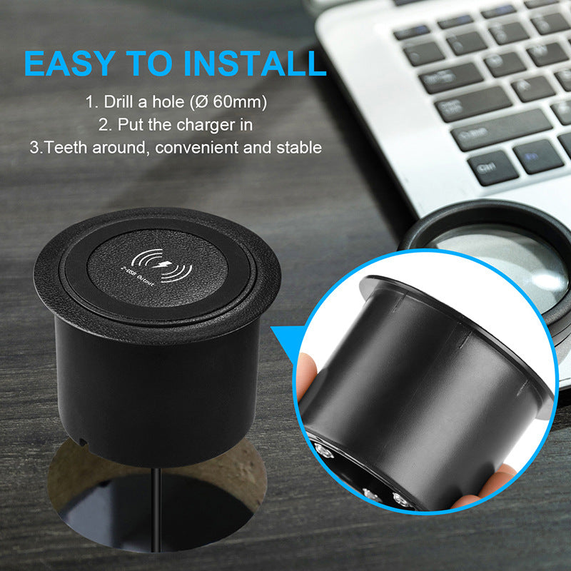 Chargeur USB sans fil 3-en-1 multifonctions