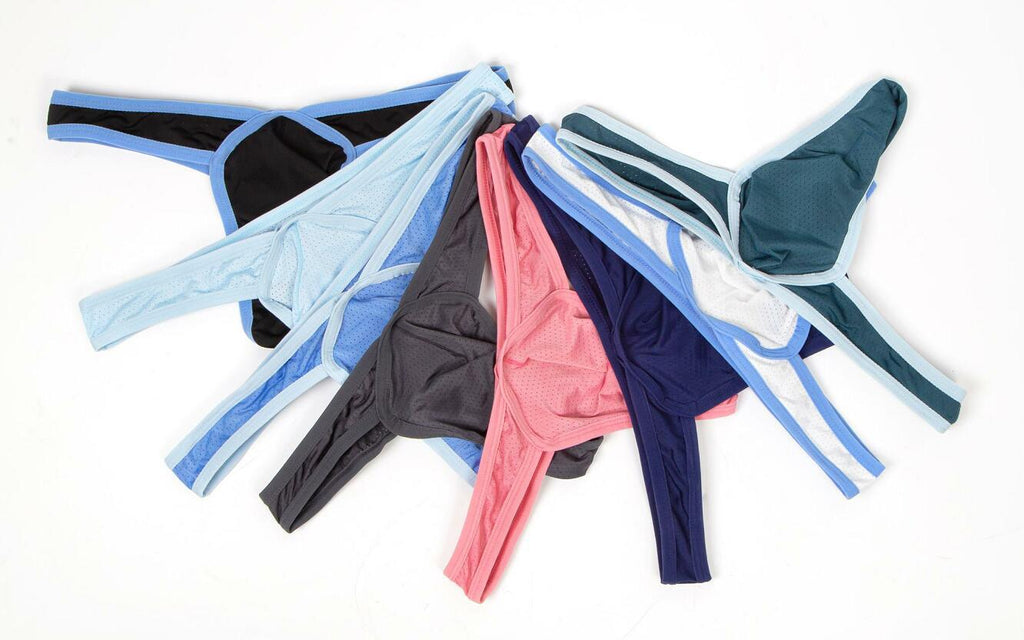 Mesh Respirant Ding Men's Low Waist Panties