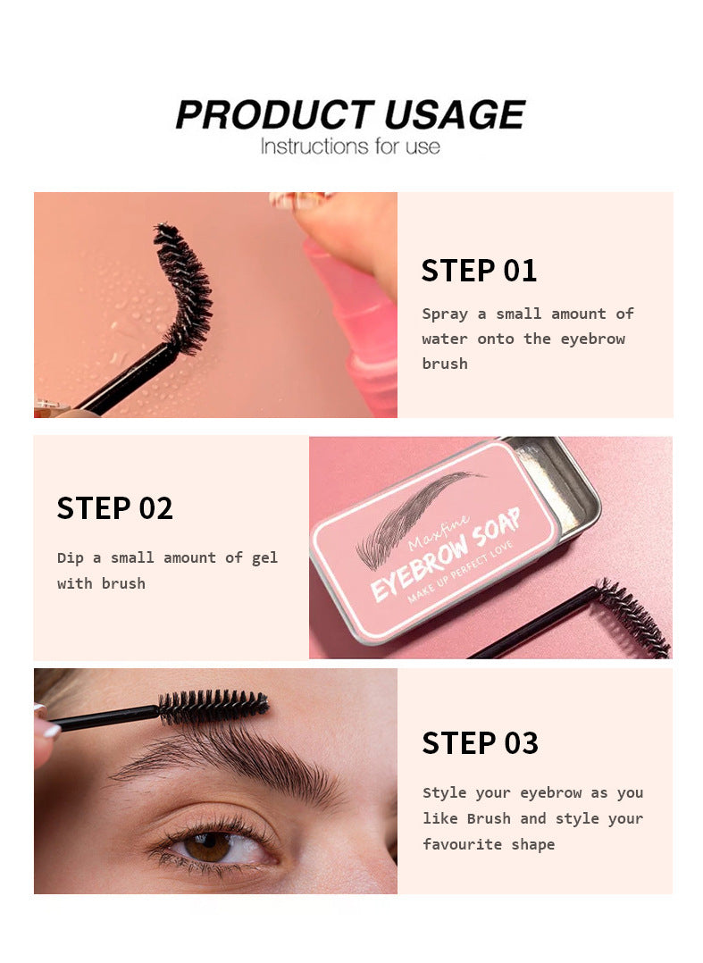 Rafraîchissant Crème de sourcils de façon naturelle de longue durée