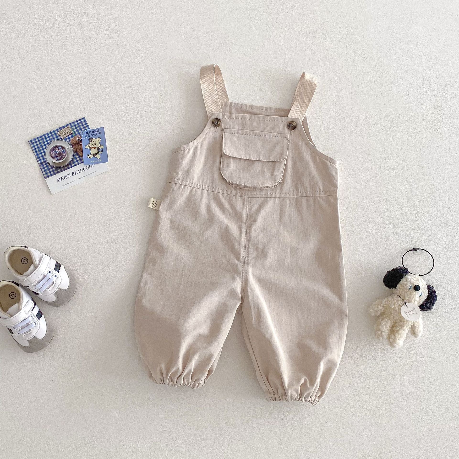 Printemps Filles Western Style Ensembles Bébé Contraste Couleur Garçons Style coréen Pantalon